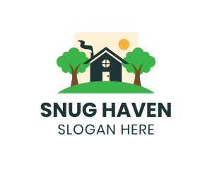 Cute Cozy House logo design