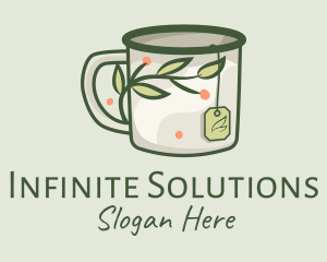 Green Herbal Tea Mug  Logo