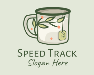 Green Herbal Tea Mug  Logo