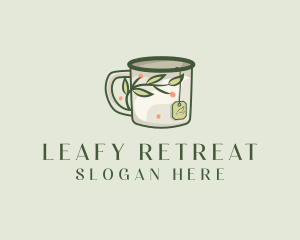 Green Herbal Tea Mug  logo