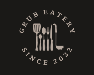 Restaurant Kitchenware Utensil logo design