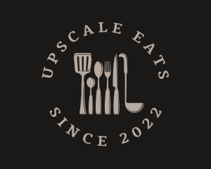 Restaurant Kitchenware Utensil logo design