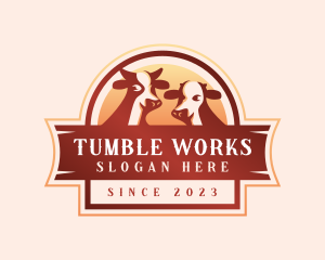 Cattle Livestock Farm logo design