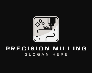 Mechanical Laser Milling logo design