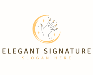 Elegant Nails Salon logo design