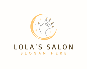 Elegant Nails Salon logo design