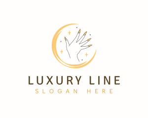 Elegant Nails Salon logo design