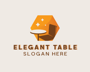 Table Chair Decor logo design