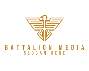 Maze Eagle Insignia logo design