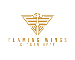 Maze Eagle Insignia logo design