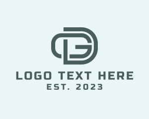 Modern Interlocking Business logo