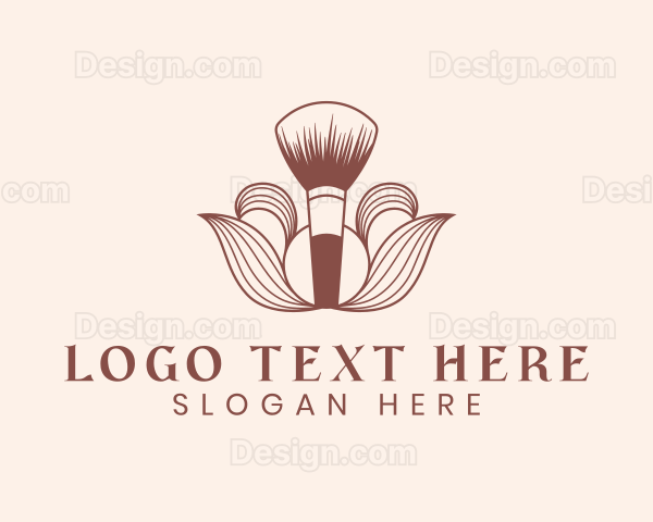 Beauty Makeup Brush Logo