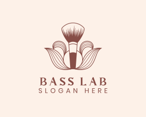 Cosmetics Makeup Brush  logo design