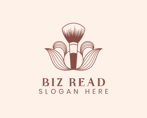 Cosmetics Makeup Brush  logo design