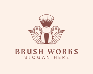 Cosmetics Makeup Brush  logo
