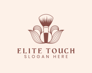 Cosmetics Makeup Brush  logo design