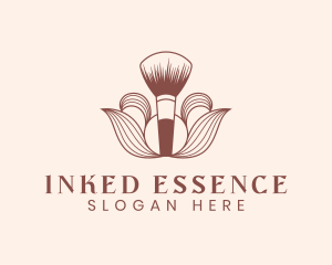 Cosmetics Makeup Brush  logo design