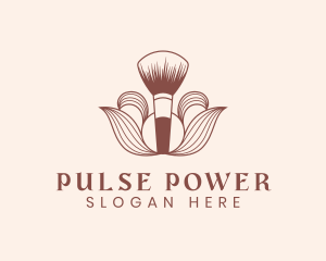 Cosmetics Makeup Brush  logo design