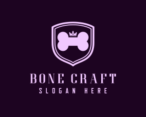 Bone Shield Crown logo