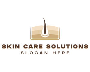 Hair Skin Dermatology logo design