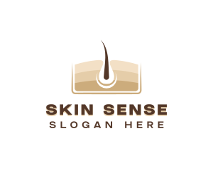 Hair Skin Dermatology logo design