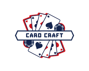 Poker Card Gambling logo design