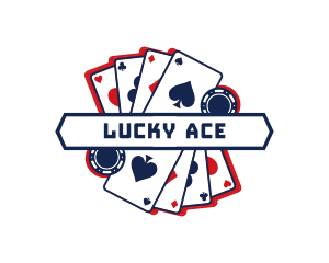 Poker Card Gambling logo design