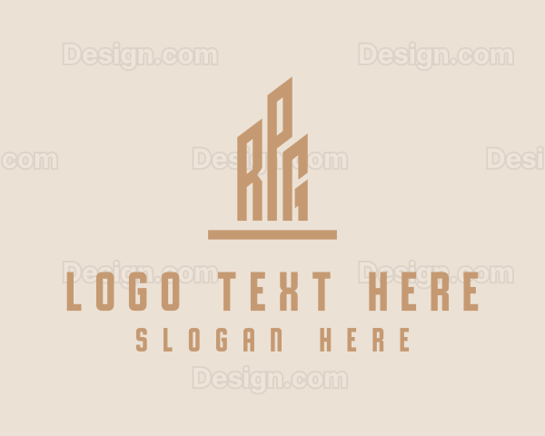 Building Monogram Letter RPG Logo