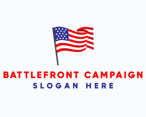 American Flag Campaign logo design