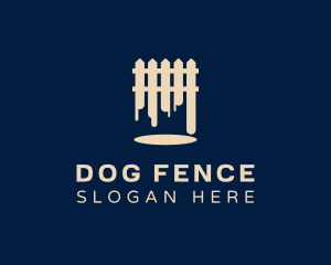 Fence Paint Drip logo