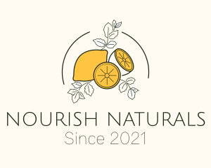 Natural Lemon Pulp Drink logo