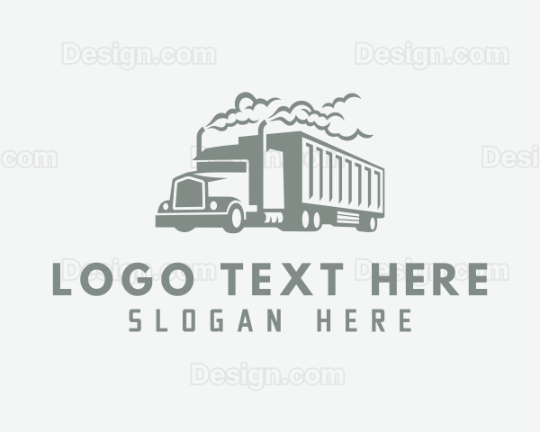 Transport Shipment Trucking Logo