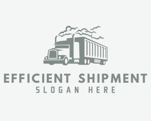 Transport Shipment Trucking logo design