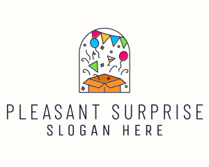 Surprise Party Event logo design