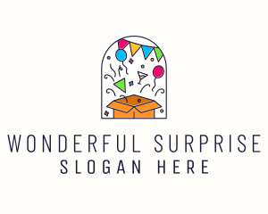 Surprise Party Event logo design