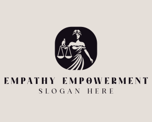 Female Legal Attorney  logo design