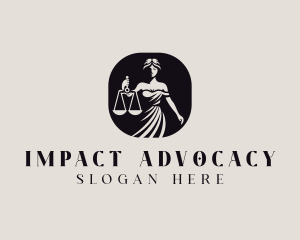 Female Legal Attorney  logo
