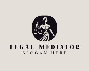 Female Legal Attorney  logo design