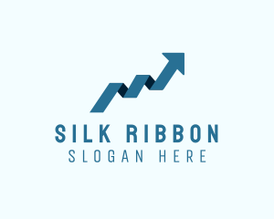 Ribbon Sales Arrow logo design