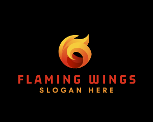 Fire Heating Energy logo design