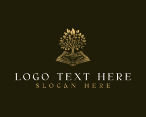 Elegant Book Tree logo