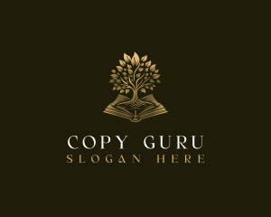 Elegant Book Tree logo design