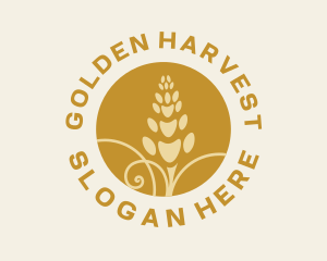 Golden Wheat Harvest logo design