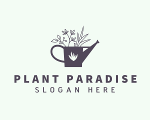 Watering Can Plants logo design