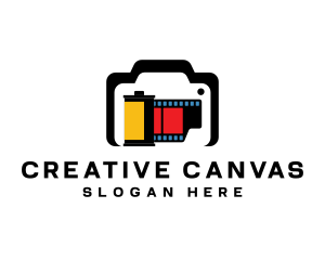 Camera Film Photography logo design