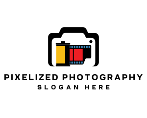 Camera Film Photography logo design