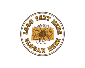 Sunflower Floral Kansas logo