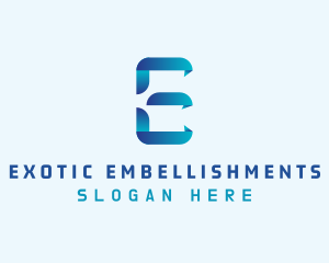 Tech Programming Letter E logo design