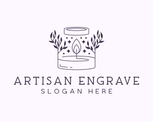 Artisanal Candle Souvenir logo design