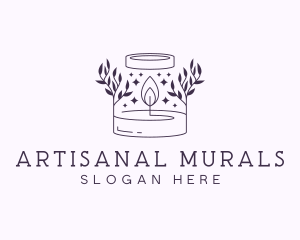 Artisanal Candle Souvenir logo design